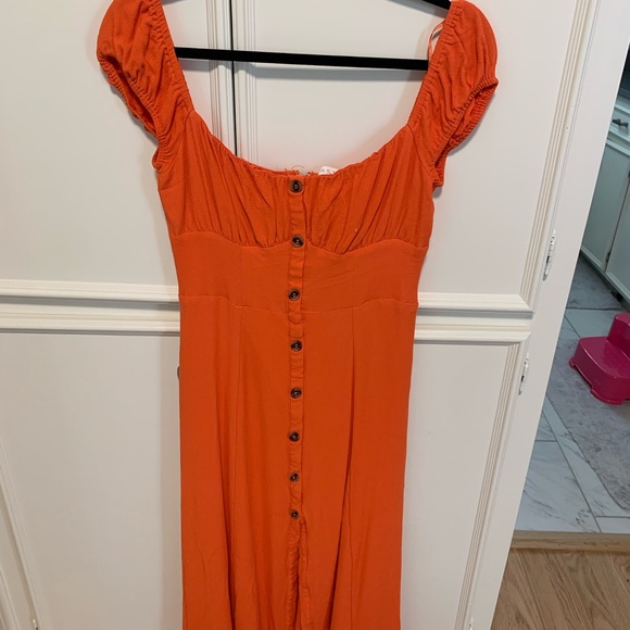 ASTR Orange dress size M - Picture 2 of 7